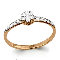 961442Ак Кольцо из Золота с бриллиантами из коллекции "Mon Amour"
