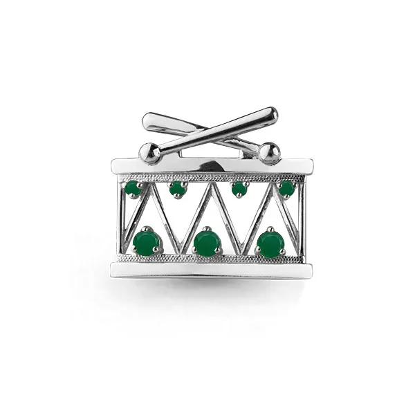 7269609 Брошь из Серебра с агатами из коллекции "Jazz"