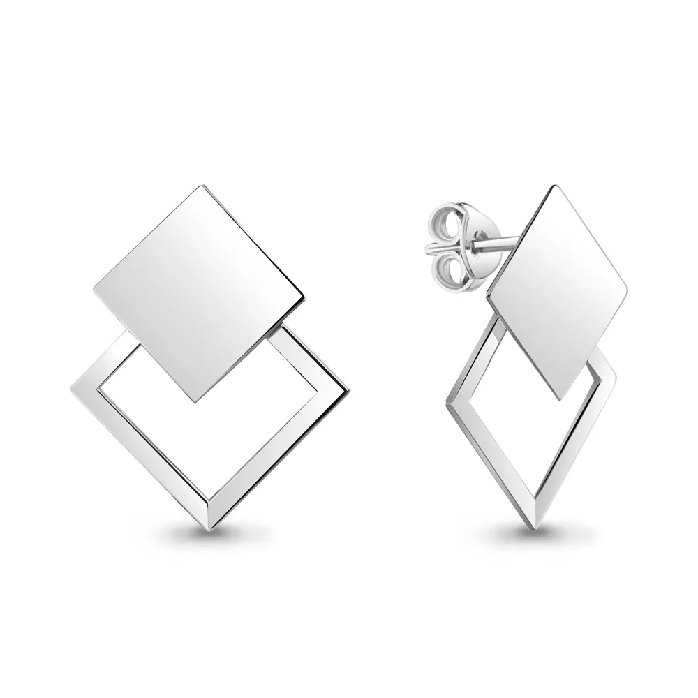 33833 Серьги из Серебра из коллекции "Geometry"