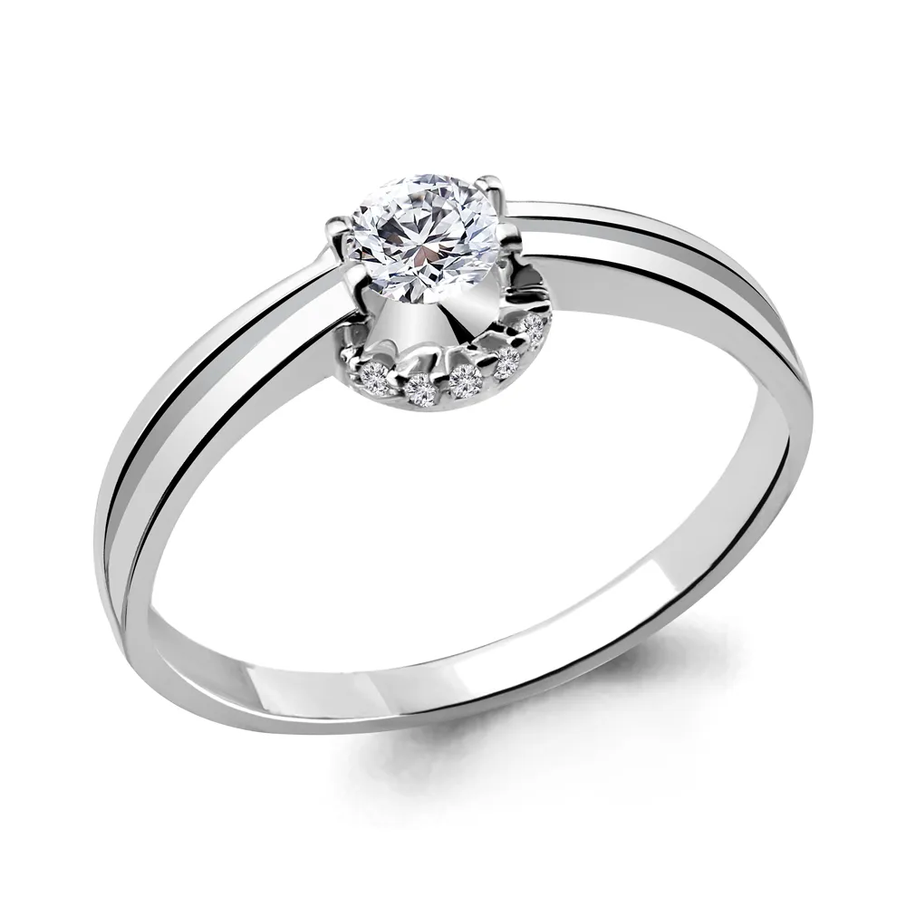 963699А Кольцо из Золота с бриллиантами из коллекции "Elegance"