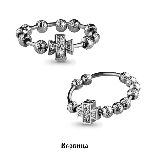 54374 Кольцо из Серебра из коллекции "Вервица"