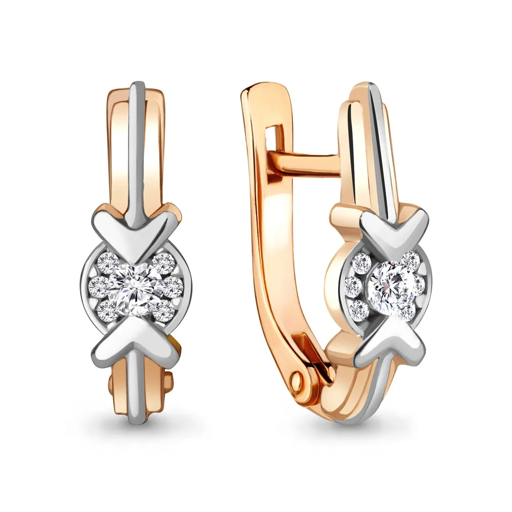 942800Ак Серьги из Золота с бриллиантами