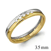 961332ж Кольцо из Золота с бриллиантами из коллекции "Love story"