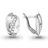 41364А Серьги из Серебра с фианитами