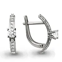 941577А Серьги из Золота с бриллиантами из коллекции "Дежавю"