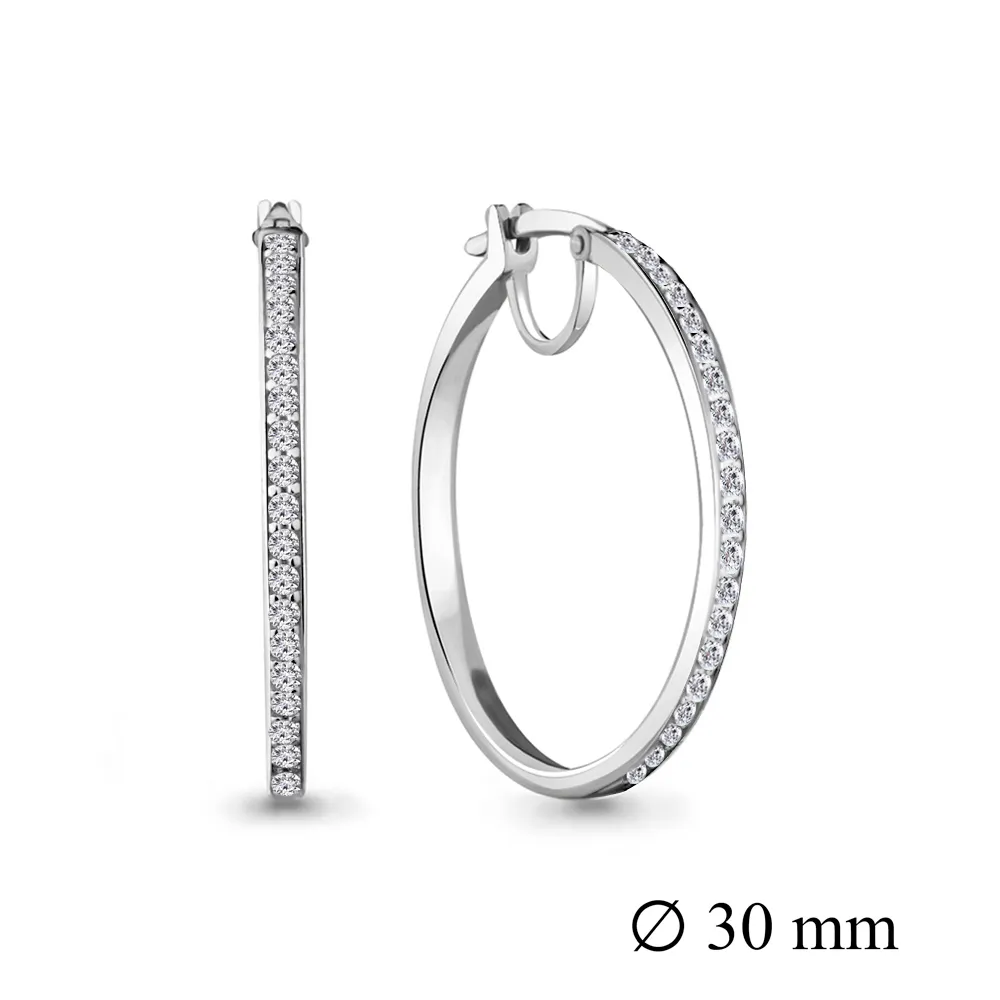 42426А Серьги из Серебра с фианитами