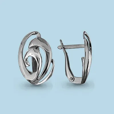 31687 Серьги из Серебра