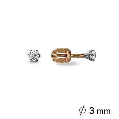 941368к Серьги из Золота с бриллиантами