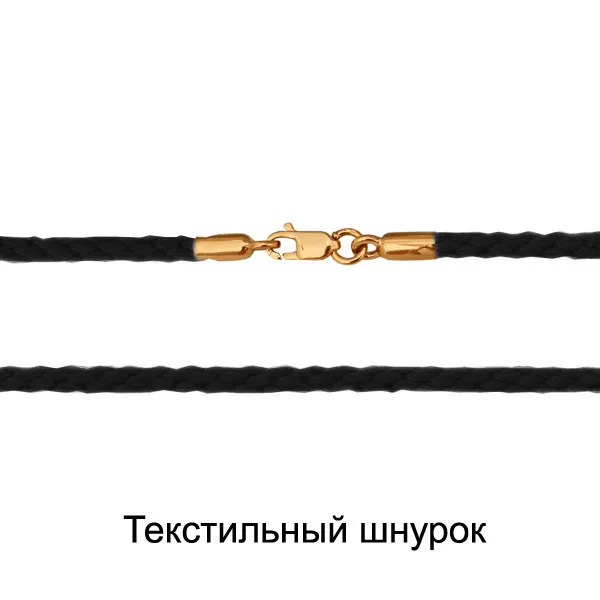 71443 Колье из Золота с шнуром текстильным