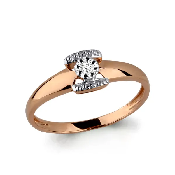 962990к Кольцо из Золота с бриллиантами из коллекции "Elegance"