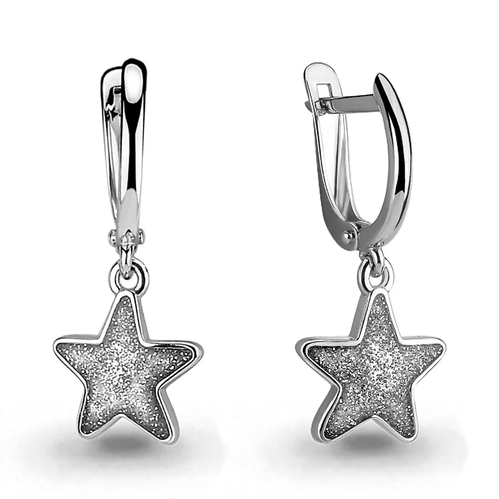 33167 Серьги из Серебра с эмалью из коллекции "Happy"