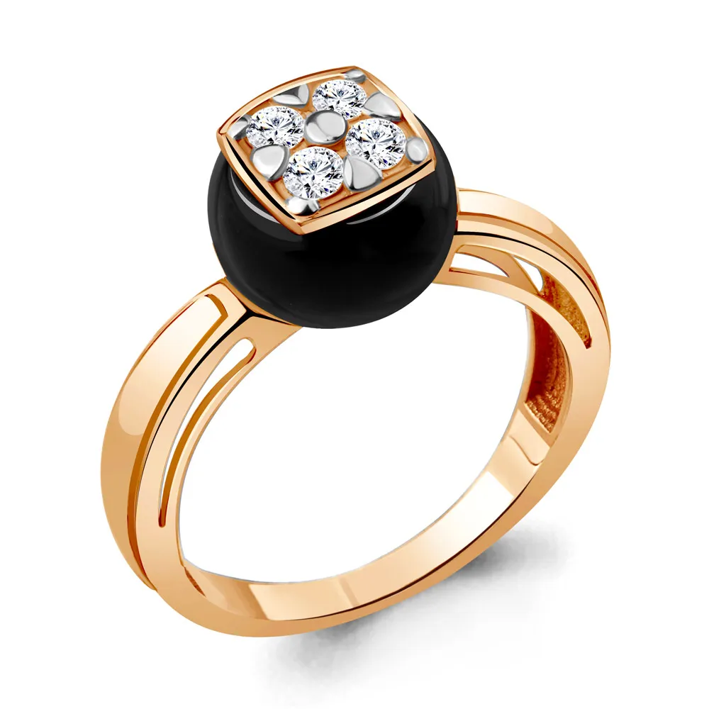 68567А Кольцо из Золота с фианитами