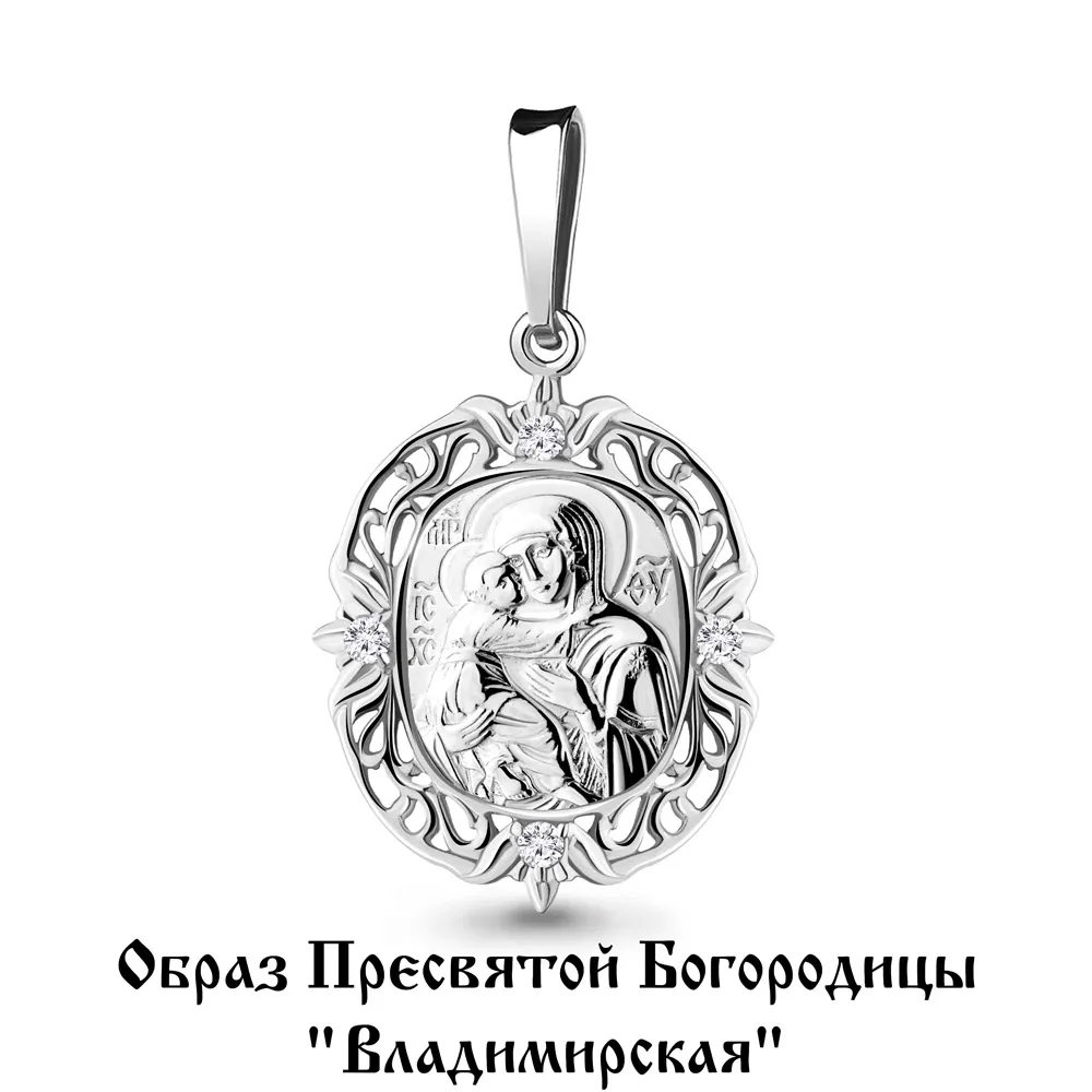 20409А Подвеска из Серебра с фианитами