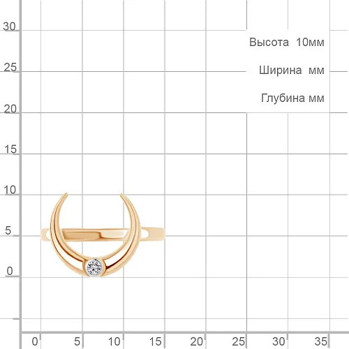 964041к Кольцо из Золота с бриллиантом