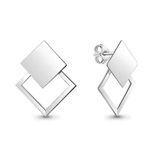 33833 Серьги из Серебра из коллекции "Geometry"