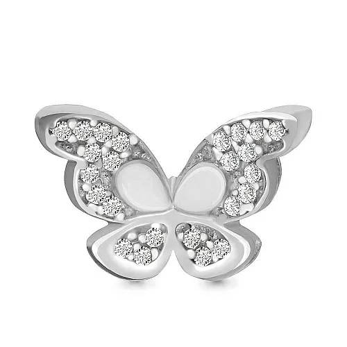 23441А Подвеска из Серебра с фианитами из коллекции "Fly"