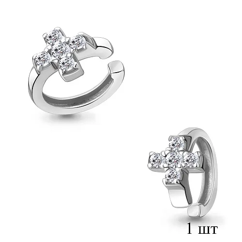49316 Серьга из Серебра с фианитами