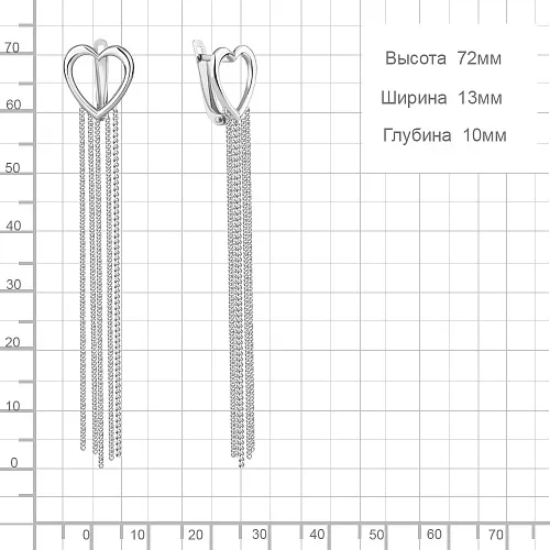 34083 Серьги из Серебра