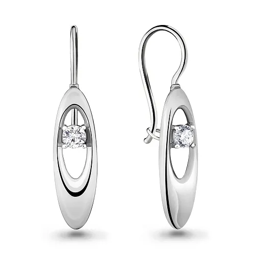 46808А Серьги из Серебра с фианитами