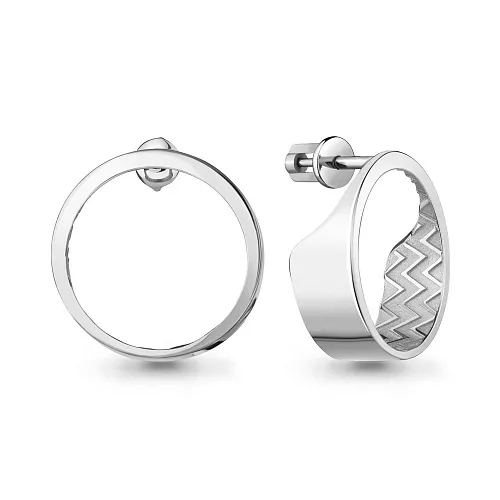 33866 Серьги из Серебра из коллекции "Geometry"