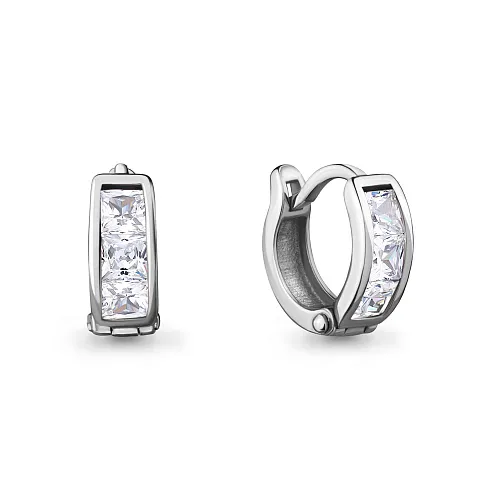 43053А Серьги из Серебра с фианитами