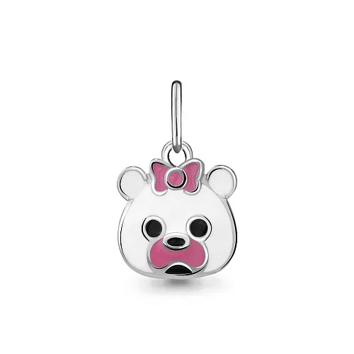 15042 Подвеска из серебра с эмалью из коллекции "Happy"