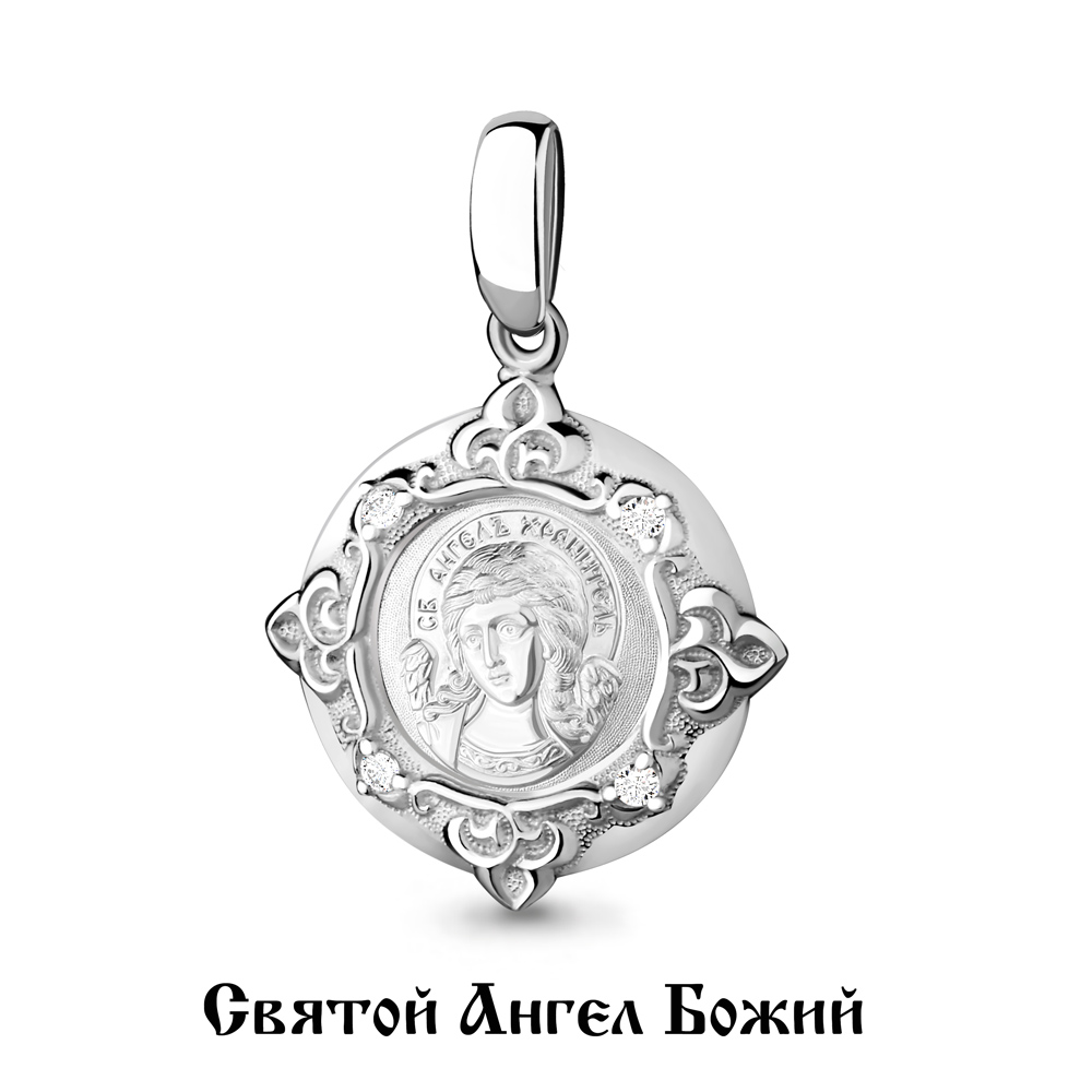 22217А Подвеска из Серебра с фианитами