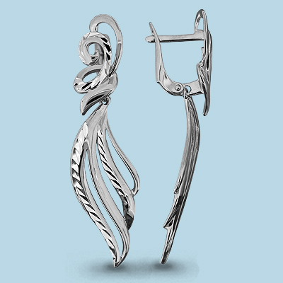 31744 Серьги из Серебра