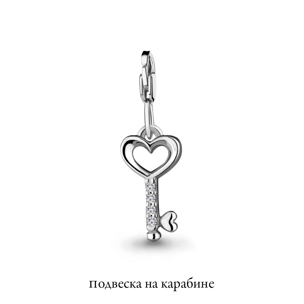 22828А Подвеска из Серебра с фианитами