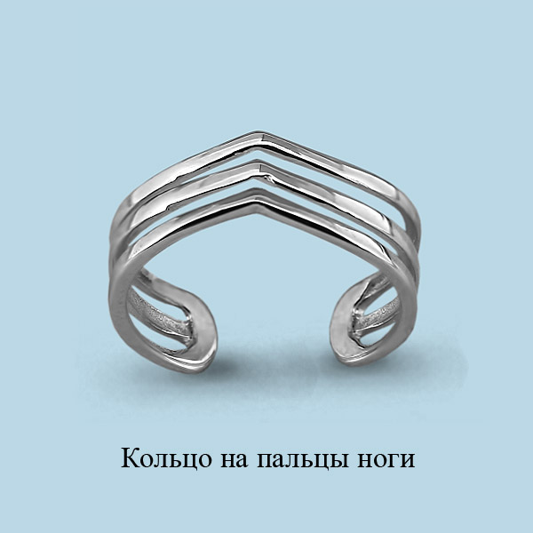 57022 Кольцо из Серебра из коллекции "Foxy"