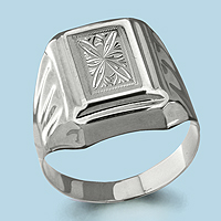 53017 Кольцо из серебра