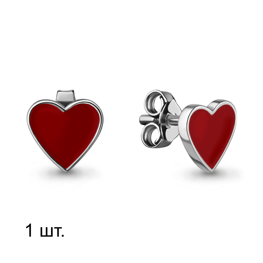 33548 Серьга из Серебра с эмалью