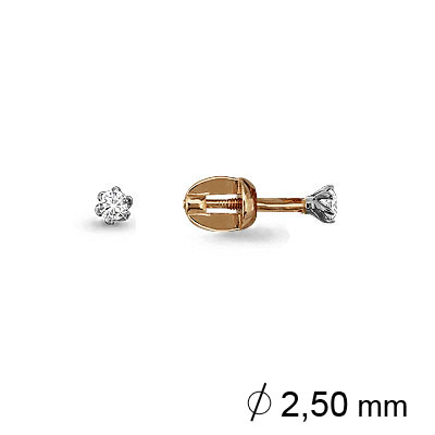 941366к Серьги из Золота с бриллиантами