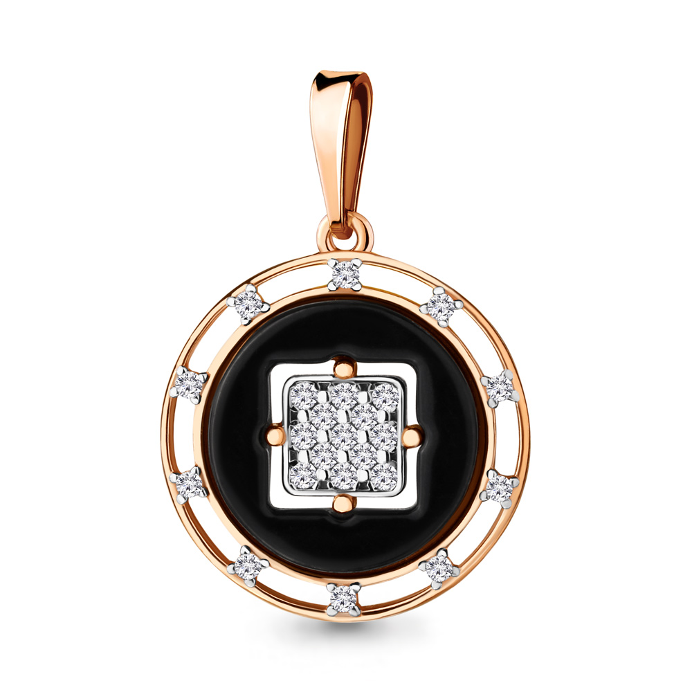 24294А Подвеска из Золота с фианитами