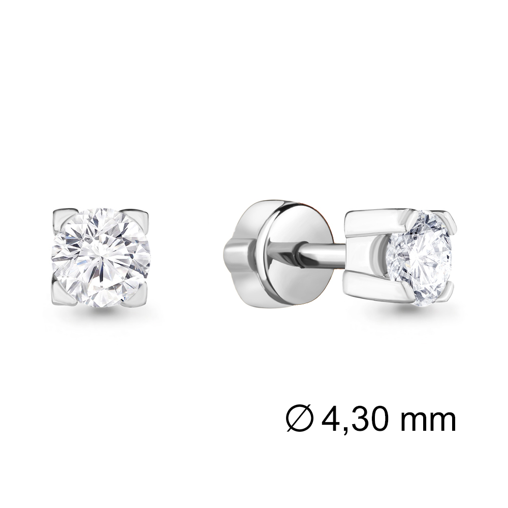 941340 Серьги из Золота с бриллиантами