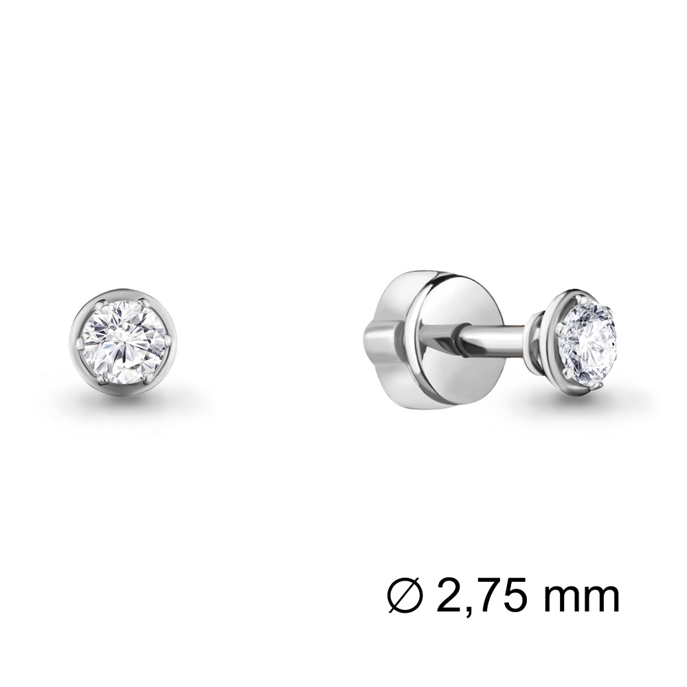 941359 Серьги из Золота с бриллиантами