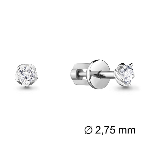 941389 Серьги из Золота с бриллиантами