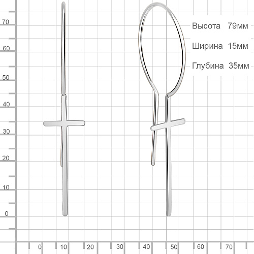 34190 Серьги из Серебра